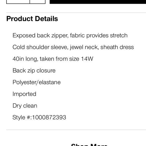 Tommy Hilfiger, Scuba Crepe Sheath dress, plus sizes available - Picture 3 of 3